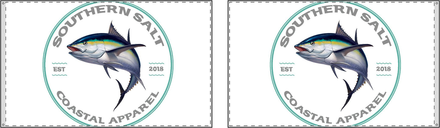 Southern Salt Big Tuna - Double Sided Decorative Flag