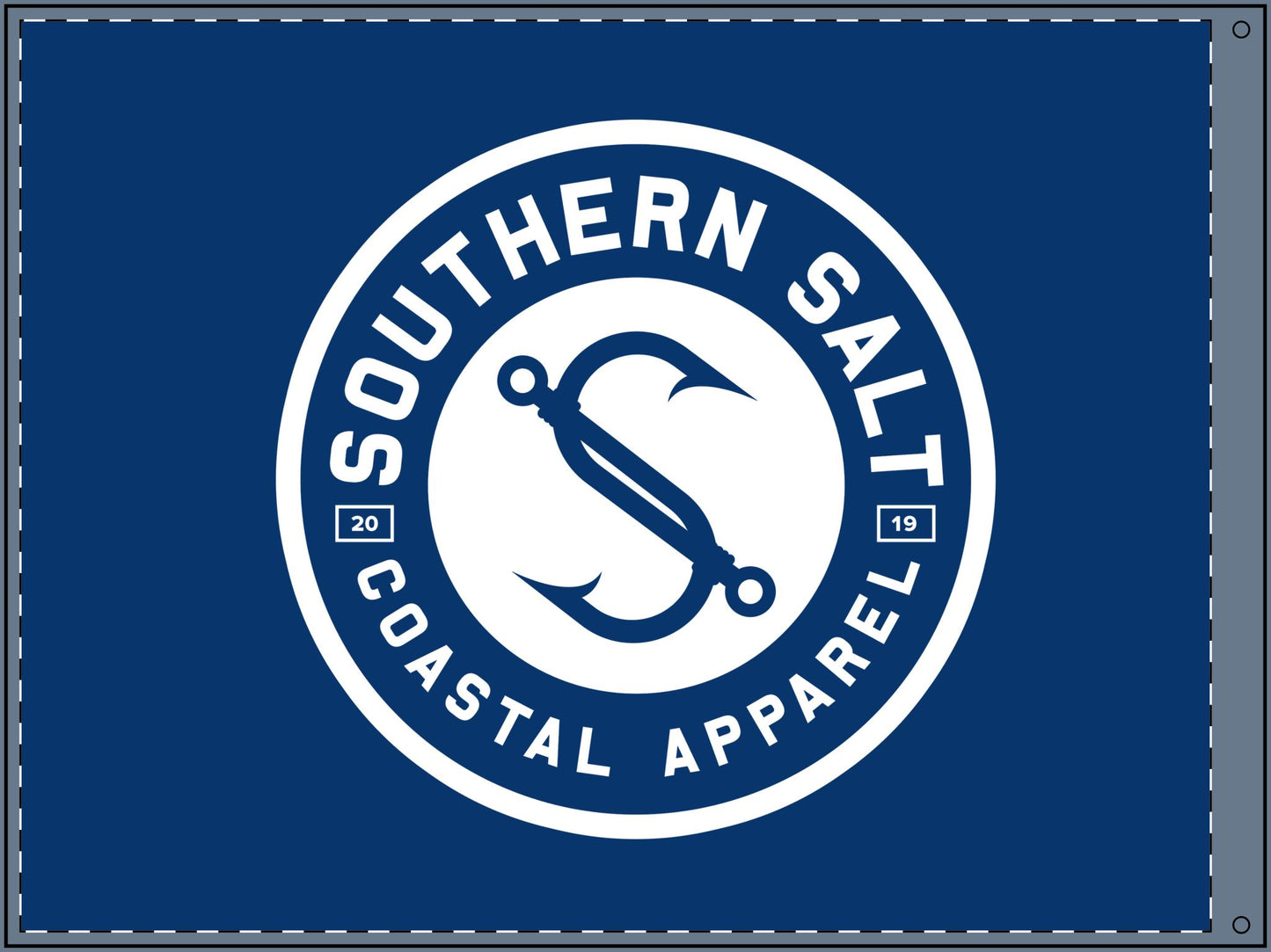 Southern Salt Sea Salt - Double Sided Decorative Flag
