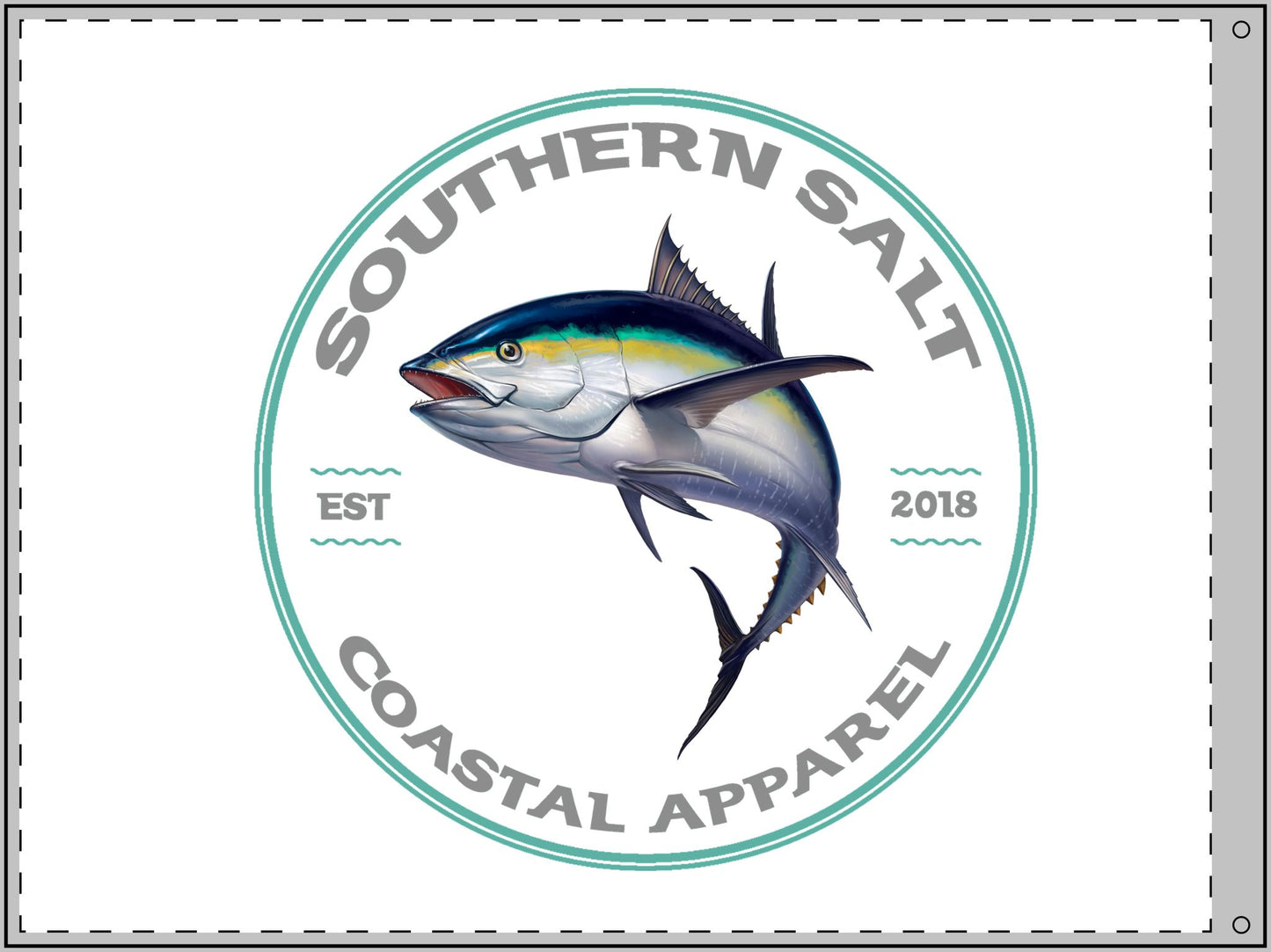 Southern Salt Big Tuna - Double Sided Decorative Flag