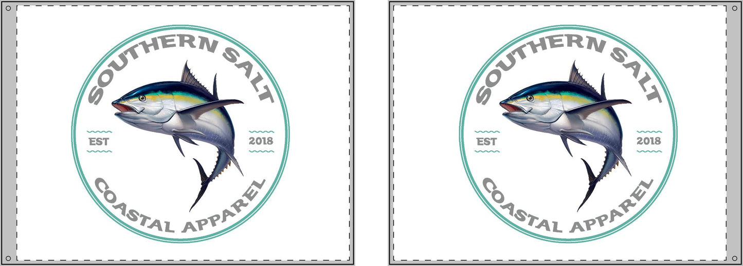 Southern Salt Big Tuna - Double Sided Decorative Flag