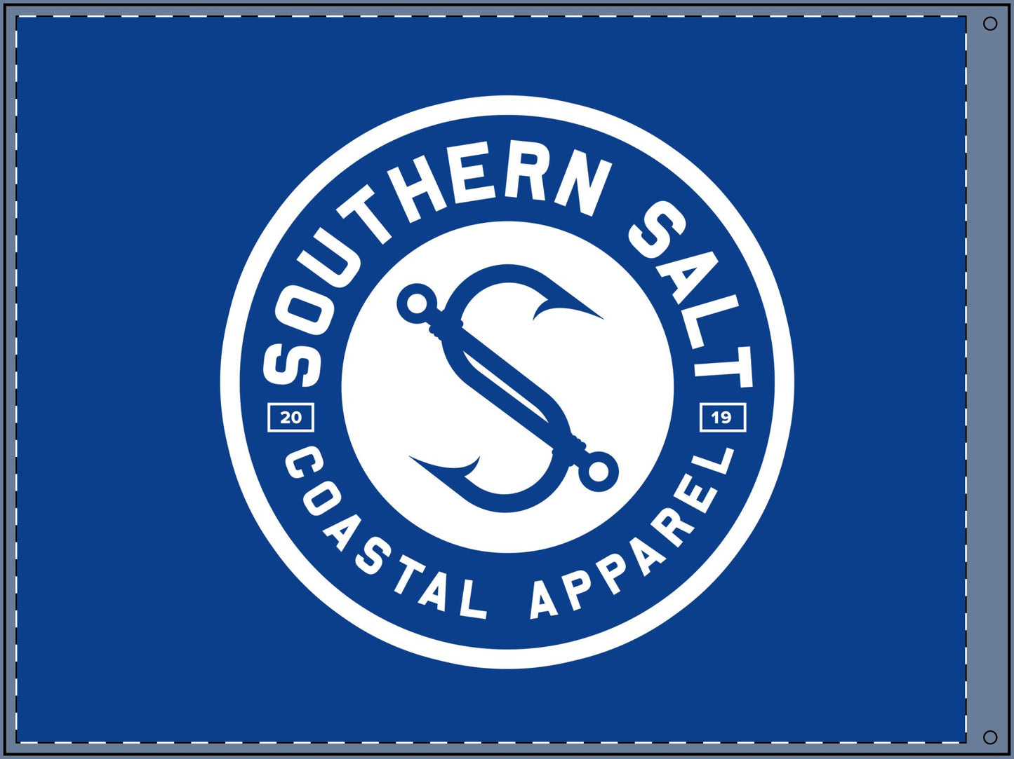 Southern Salt Sea Salt - Double Sided Decorative Flag