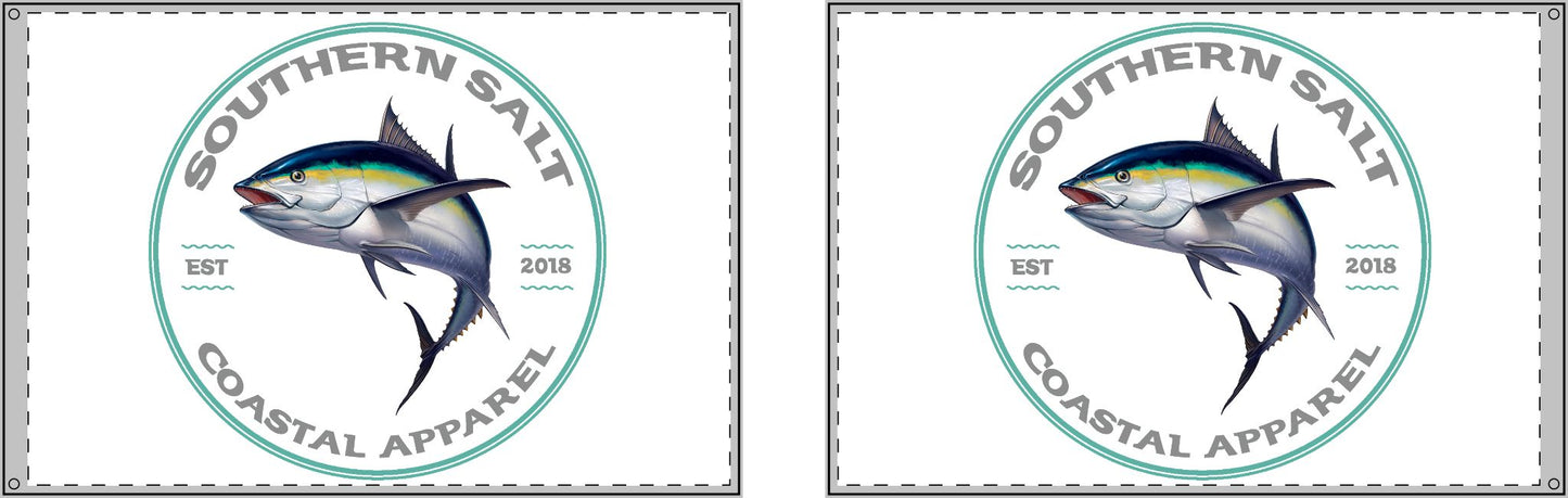 Southern Salt Big Tuna - Double Sided Decorative Flag