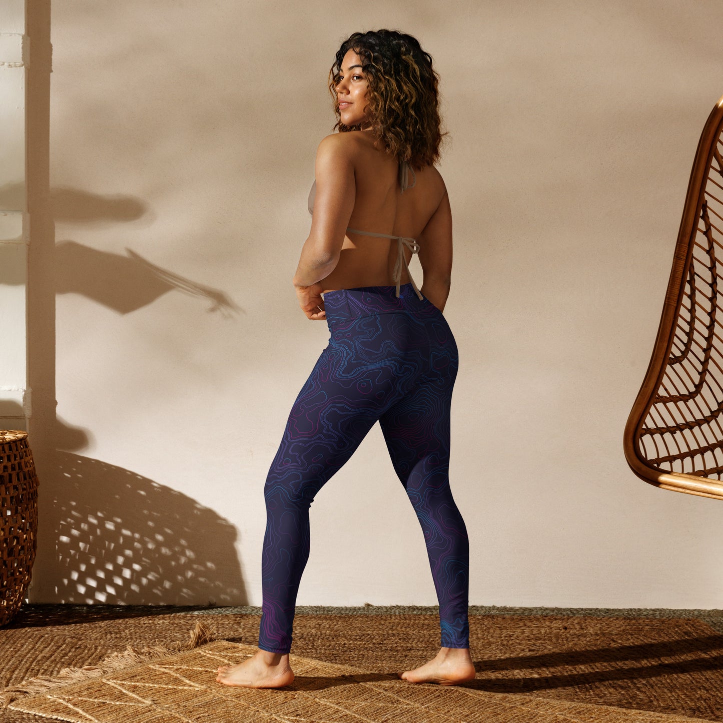 Southern Salt Topo - Performance Leggings - Southern Salt Coastal Apparel