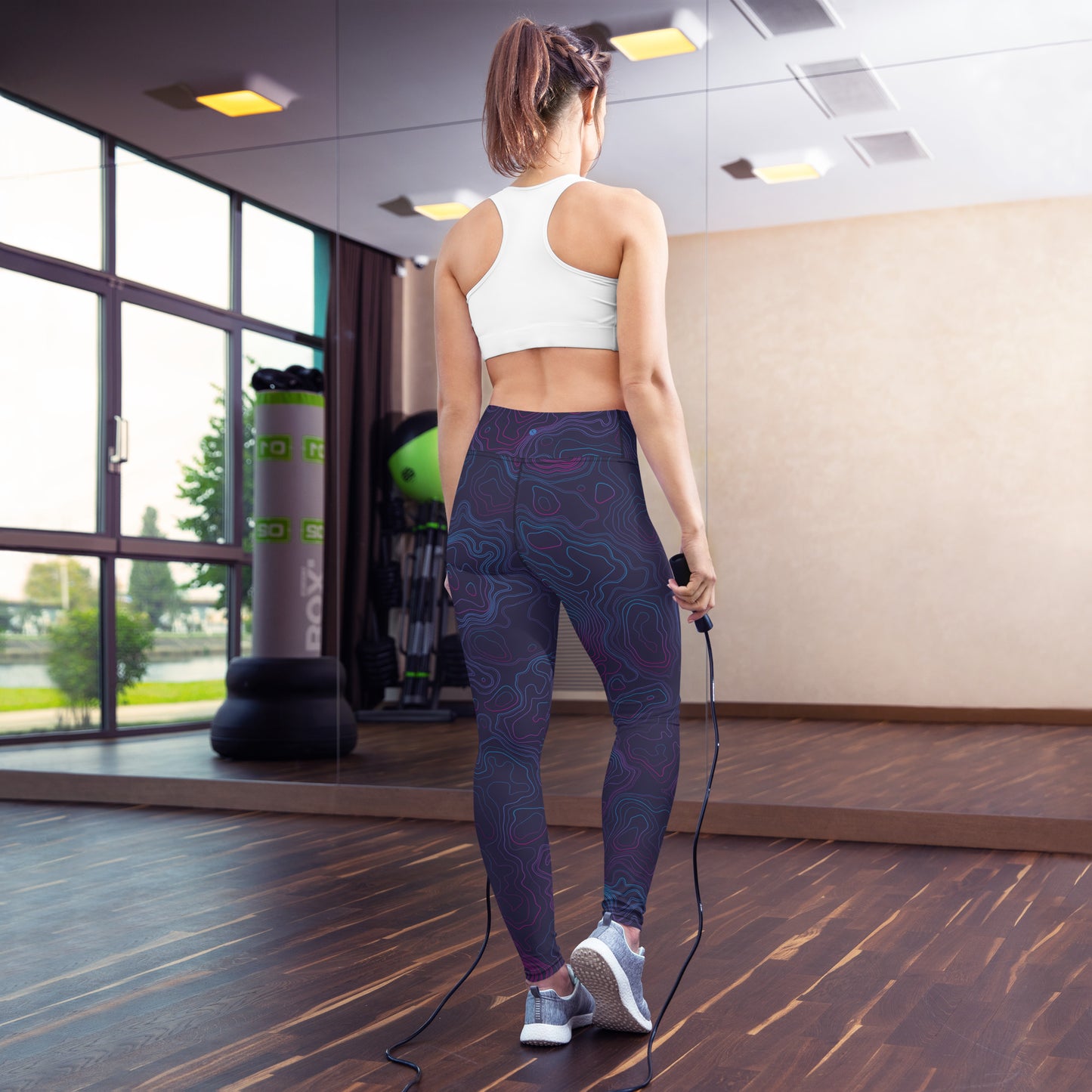 Southern Salt Topo - Performance Leggings - Southern Salt Coastal Apparel
