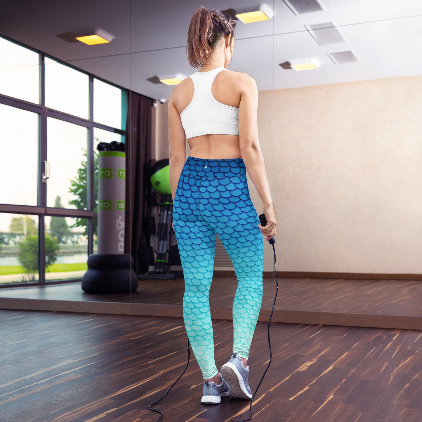 Southern Salt Marlin Blue - Performance Leggings - Southern Salt Coastal Apparel