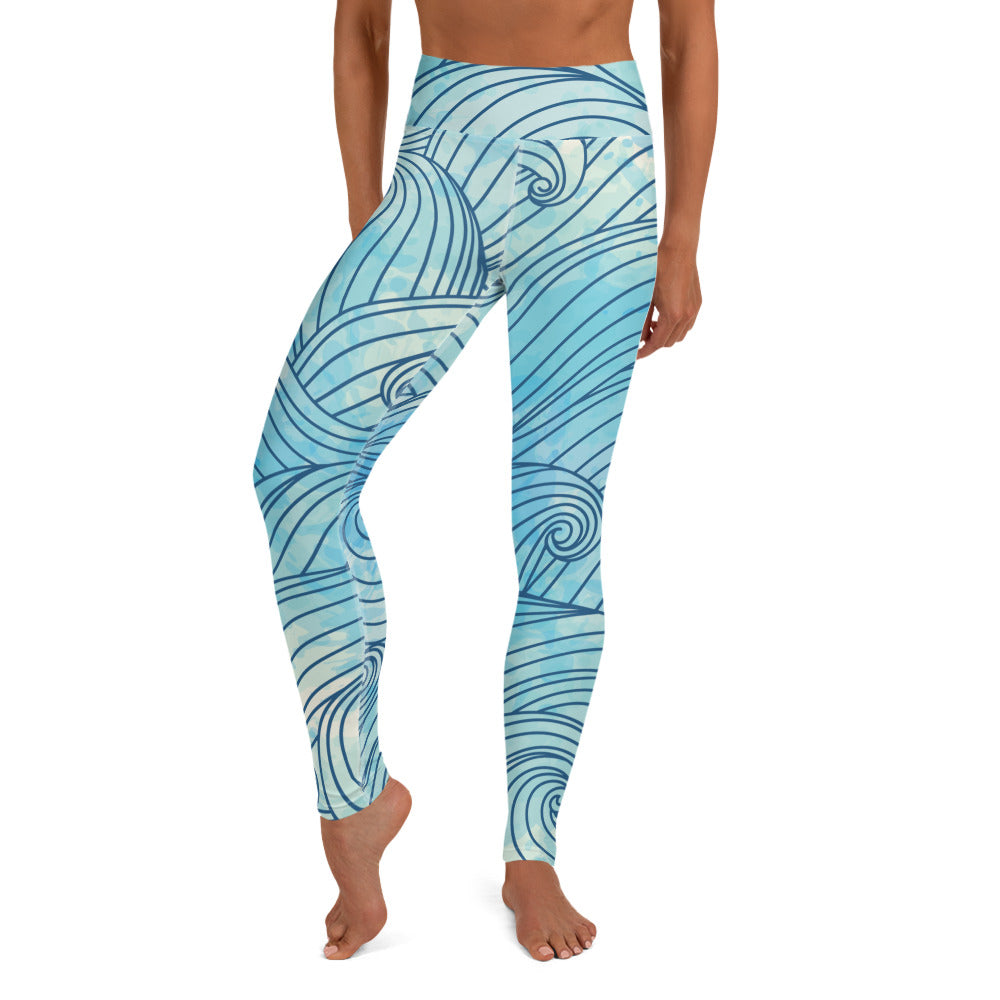 Southern Salt New Wave - Performance Leggings - Southern Salt Coastal Apparel
