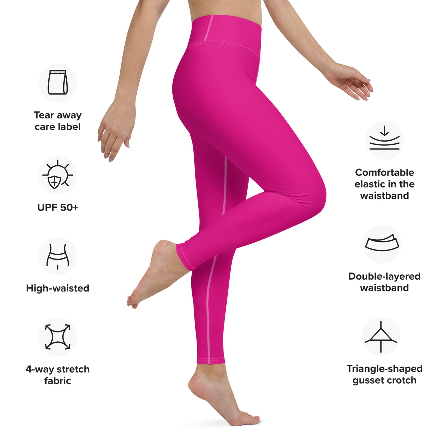 Southern Salt Hot Pink - Performance Leggings
