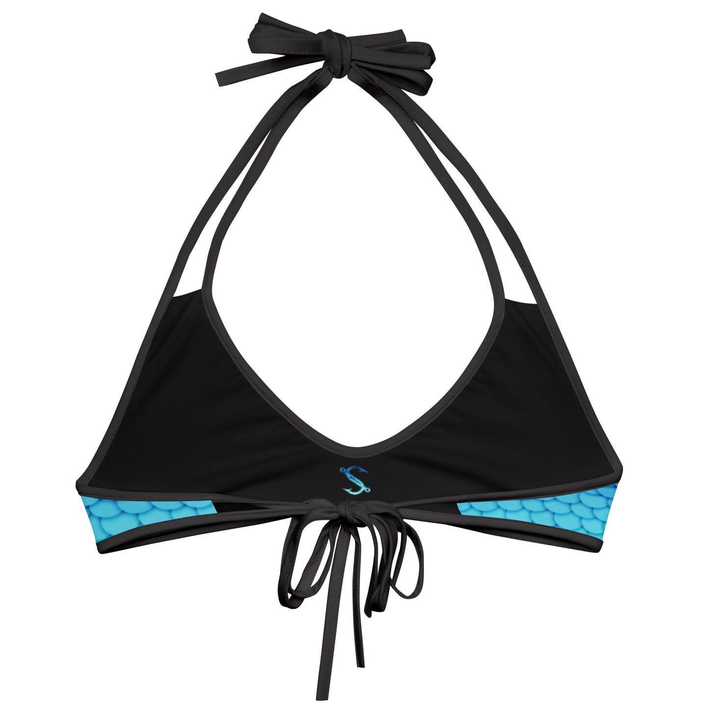 Southern Salt Marlin Blue - Reversible Bikini Top - Southern Salt Coastal Apparel