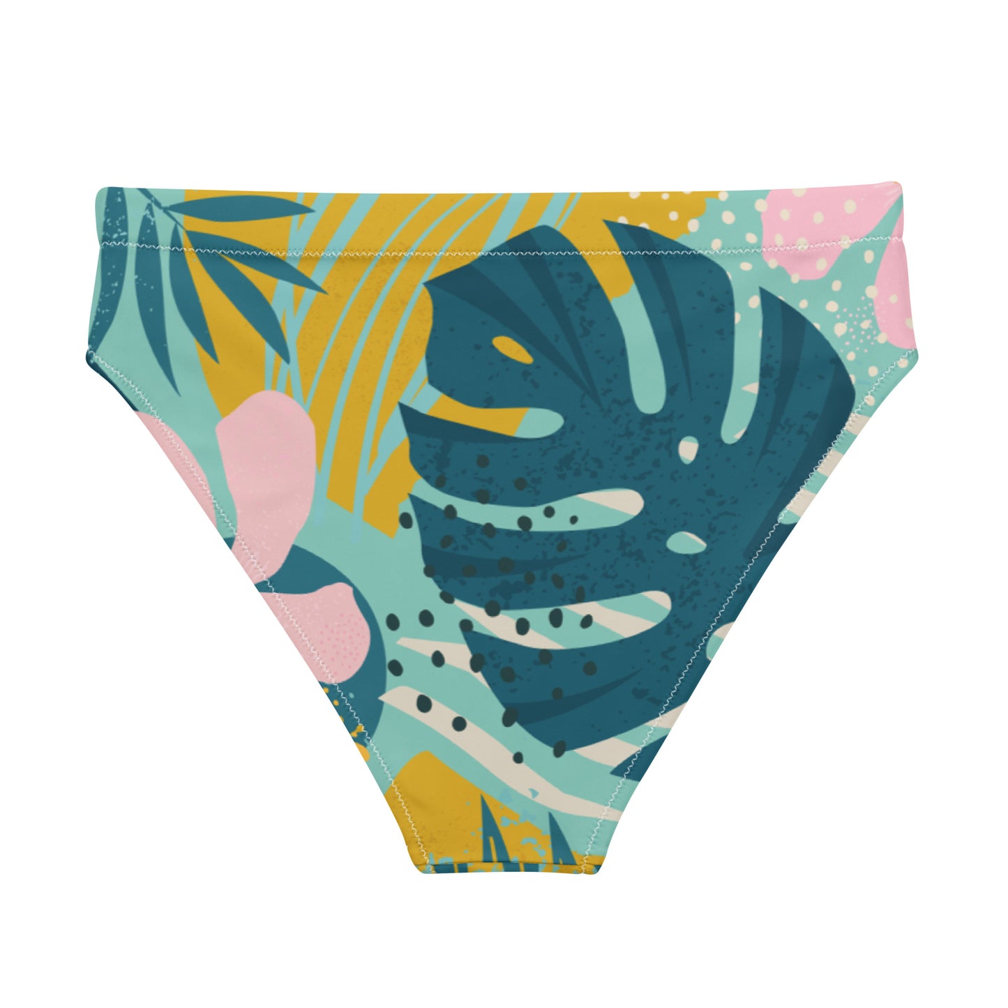 Southern Salt Tropical Breeze - Recycled High-Waisted Bikini Bottom - Southern Salt Coastal Apparel