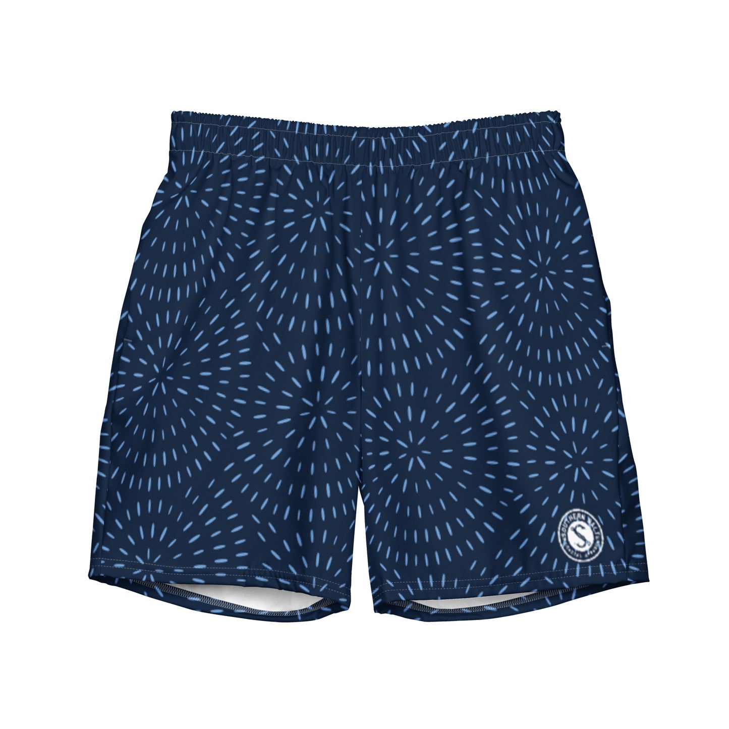 Southern Salt Blue Sparkle - Performance Swim Trunks