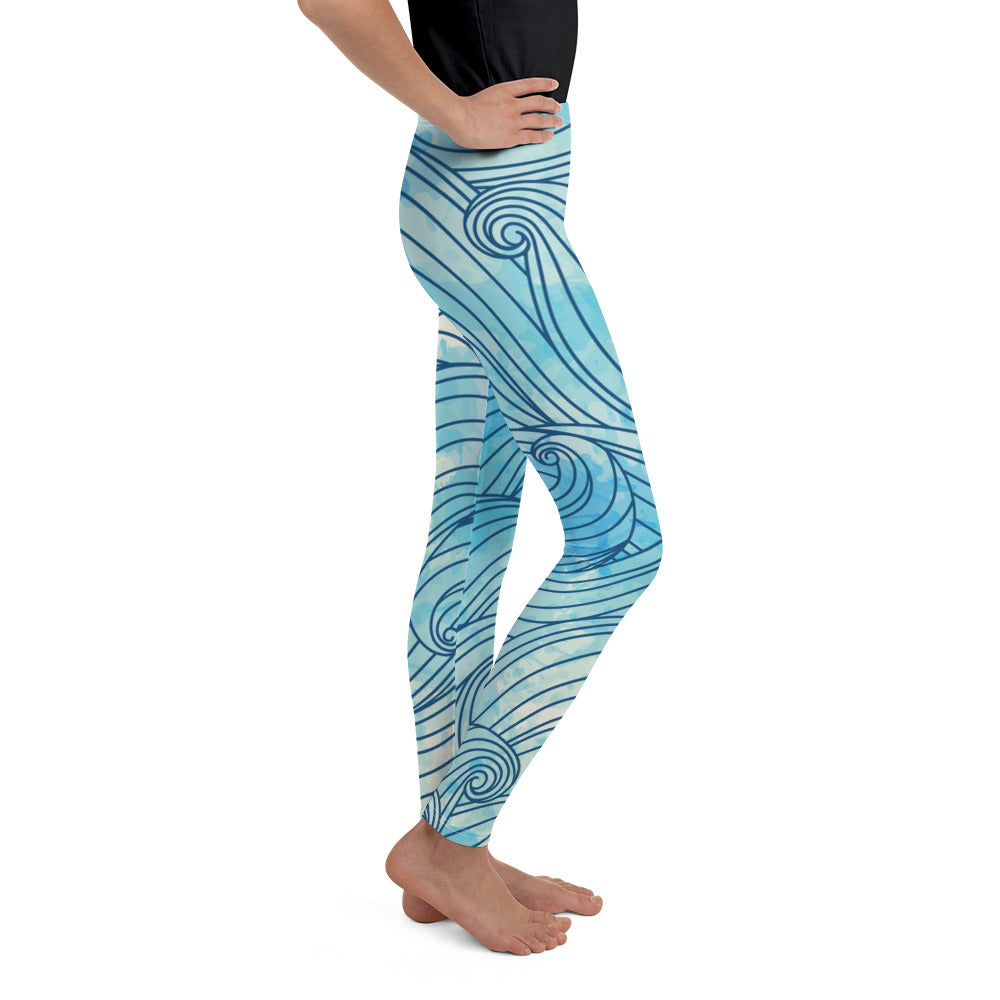 Southern Salt New Wave - Youth Leggings - Southern Salt Coastal Apparel