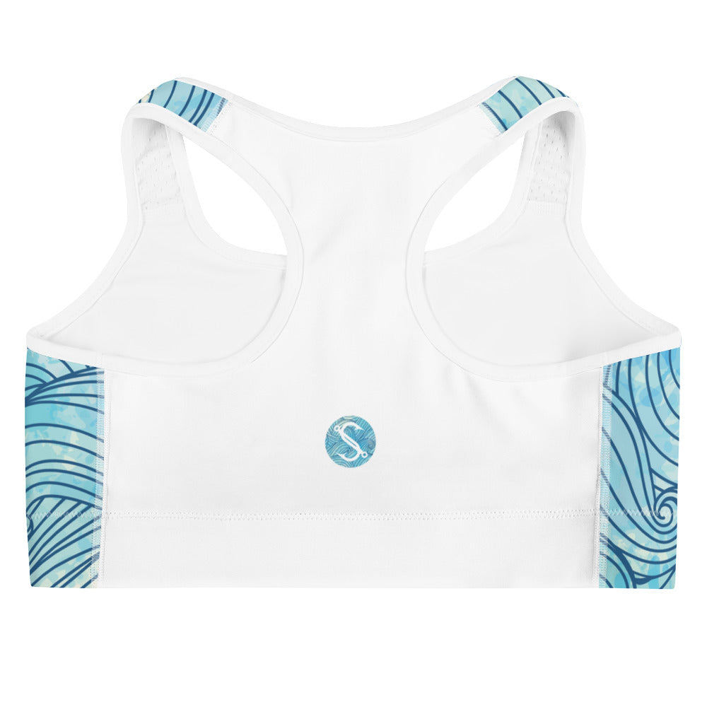 Southern Salt New Wave - Sports bra - Southern Salt Coastal Apparel