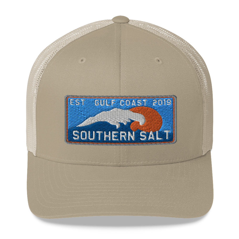 Southern Salt Beach Day Patch - Mesh Snapback - Southern Salt Coastal Apparel