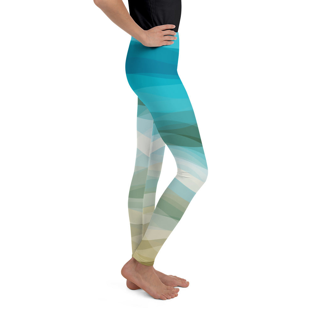 Southern Salt Beach Vibes - Youth Leggings - Southern Salt Coastal Apparel