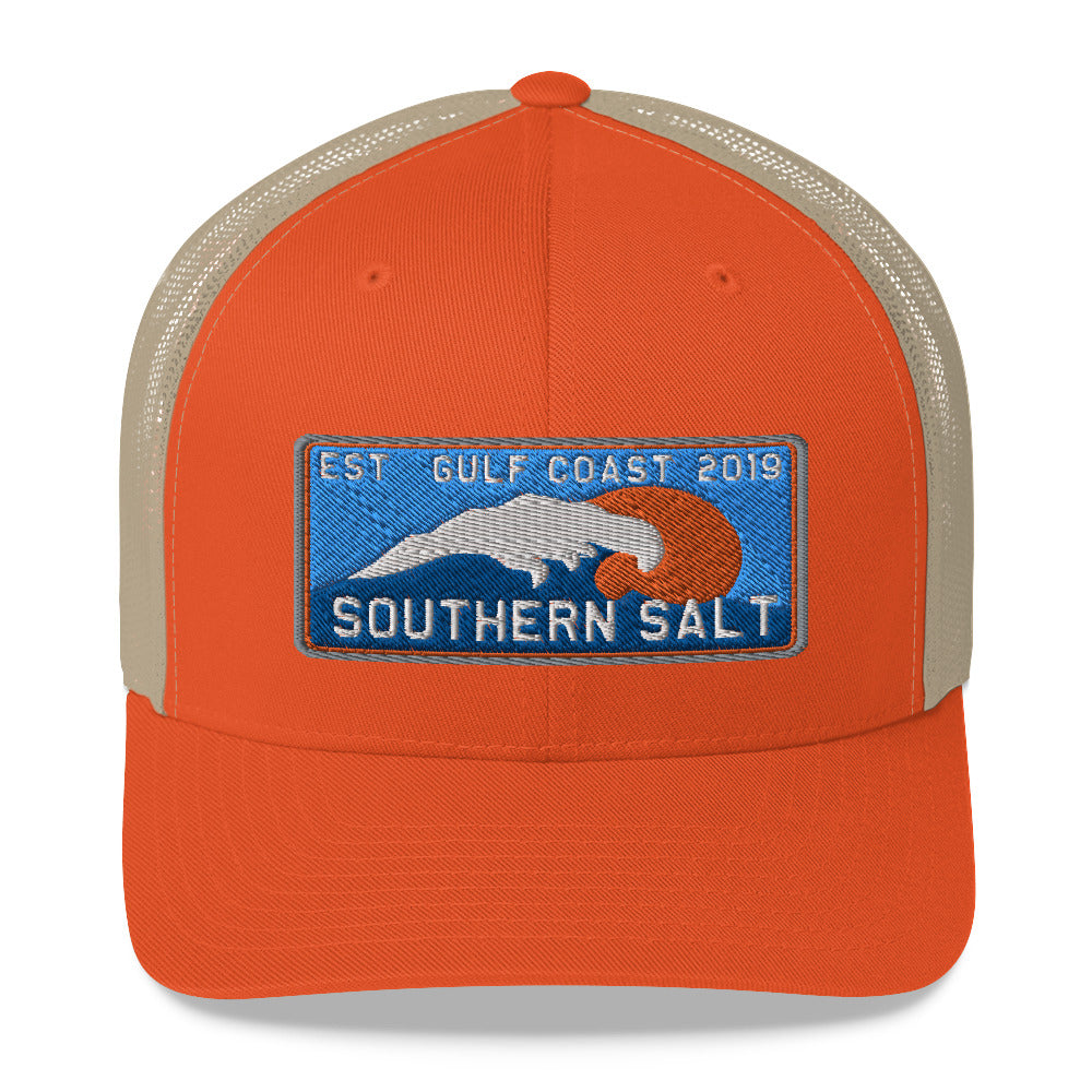 Southern Salt Beach Day Patch - Mesh Snapback - Southern Salt Coastal Apparel