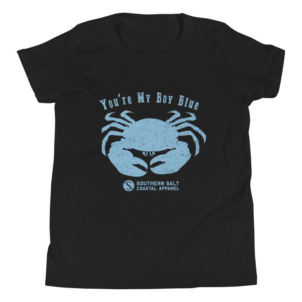Southern Salt Blue Crab - Youth Tee - Southern Salt Coastal Apparel