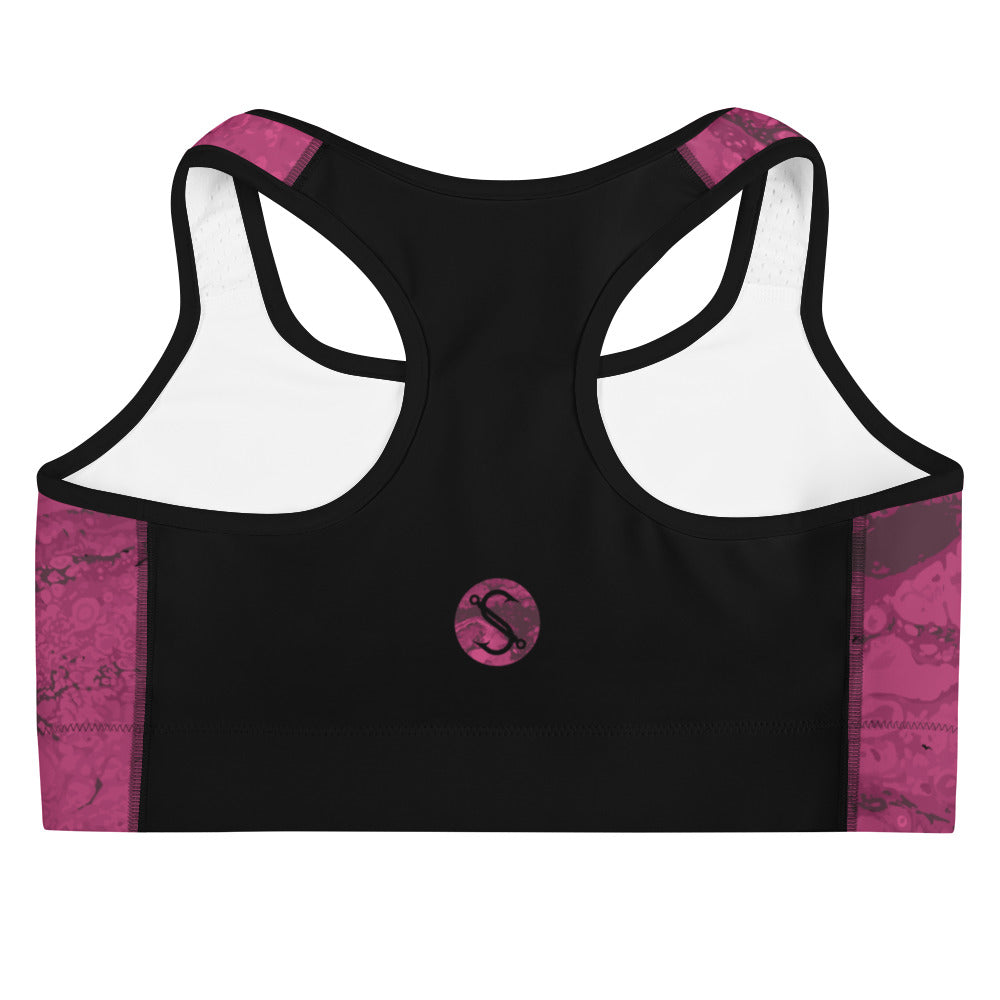 Southern Salt Berry Ocean Vibes - Sports bra - Southern Salt Coastal Apparel