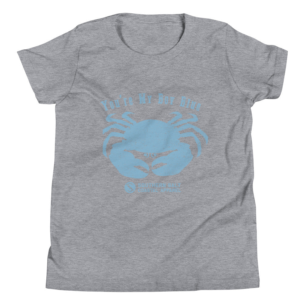 Southern Salt Blue Crab - Youth Tee - Southern Salt Coastal Apparel