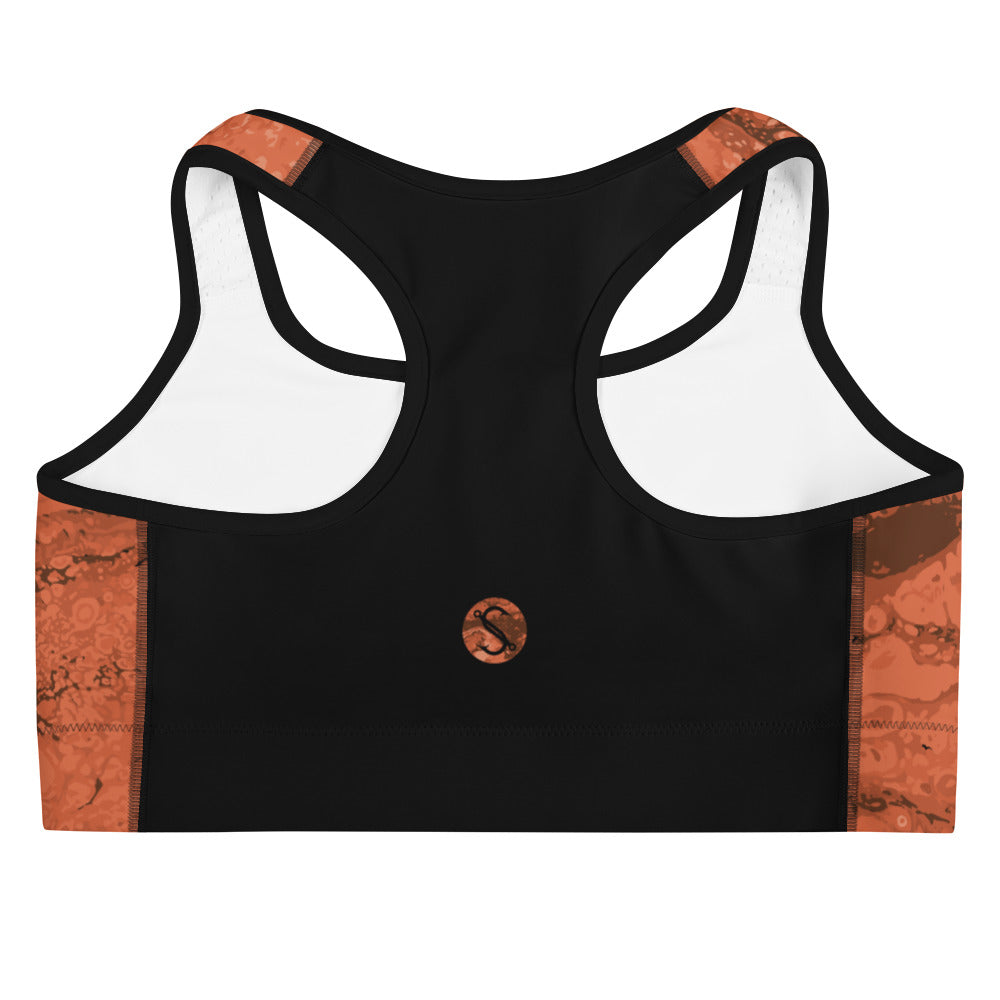 Southern Salt Pumpkin Ocean Vibes - Sports bra - Southern Salt Coastal Apparel