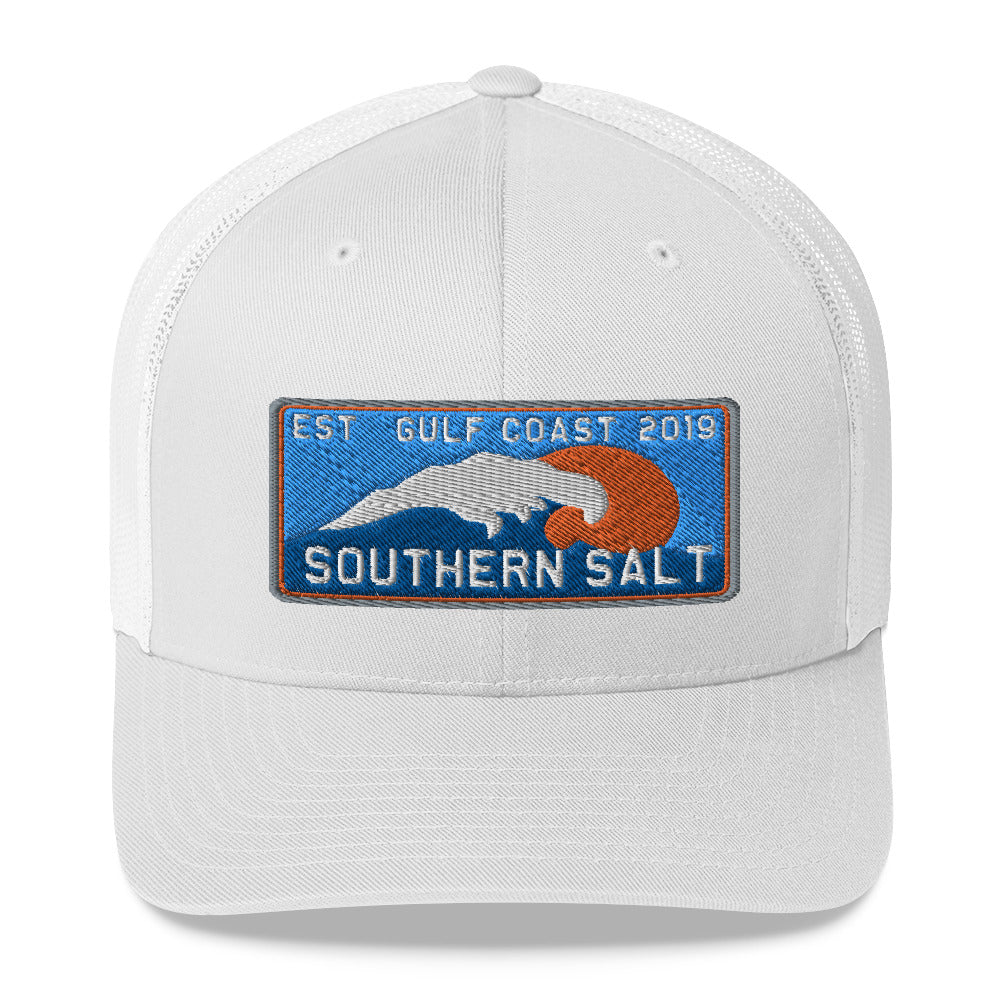 Southern Salt Beach Day Patch - Mesh Snapback - Southern Salt Coastal Apparel