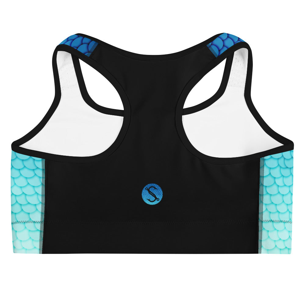 Southern Salt Marlin Blue - Sports bra - Southern Salt Coastal Apparel