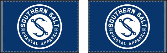 Southern Salt Sea Salt - Double Sided Decorative Flag - Southern Salt Coastal Apparel