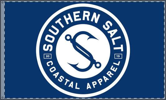 Southern Salt Sea Salt - Double Sided Decorative Flag - Southern Salt Coastal Apparel