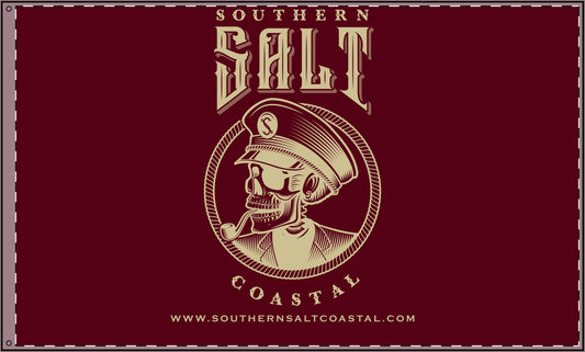 Southern Salt Double Sided Decorative Flag - G&G Captain Salt - Southern Salt Coastal Apparel