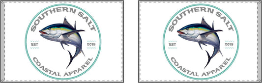 Southern Salt Big Tuna - Double Sided Decorative Flag - Southern Salt Coastal Apparel