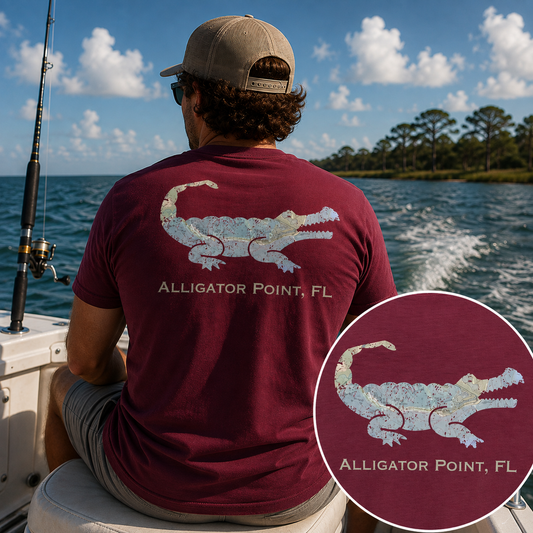 Southern Salt Alligator Point - Classic Fit Tee - Southern Salt Coastal Apparel