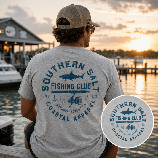 Southern Salt Fishing Club - Classic Fit Tee - Southern Salt Coastal Apparel