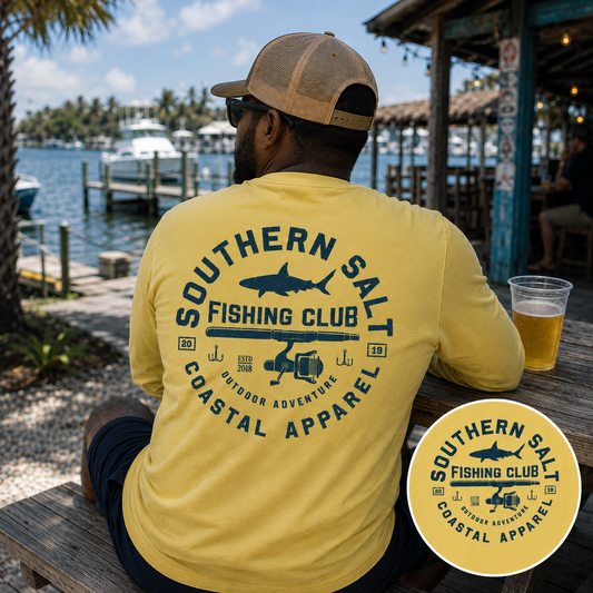 Southern Salt Fishing Club - Sunshirt - Southern Salt Coastal Apparel