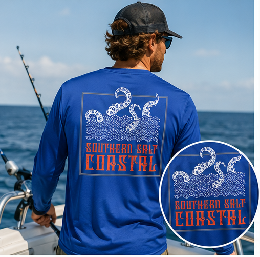 Southern Salt Kraken - Sunshirt - Southern Salt Coastal Apparel