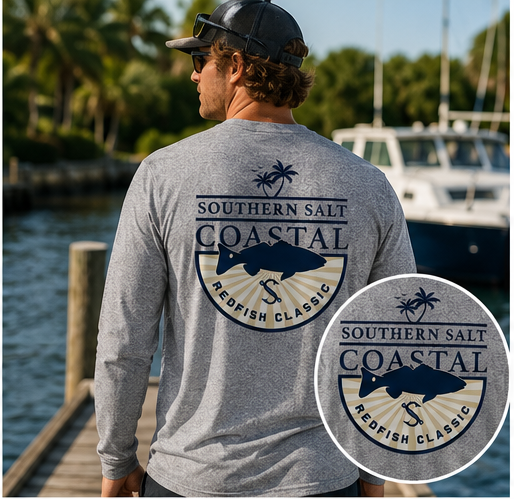 Southern Salt Redfish Classic - Sunshirt - Southern Salt Coastal Apparel