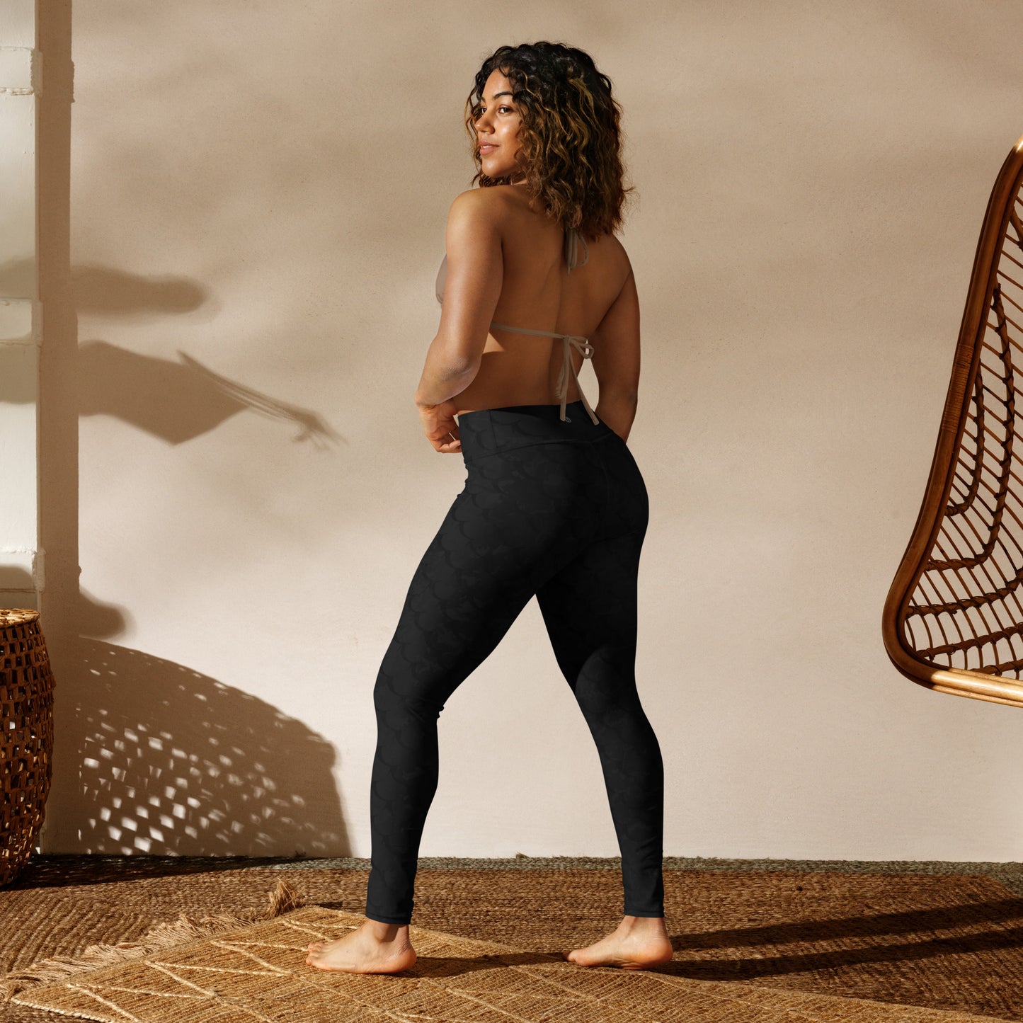 Southern Salt Vintage Black - Performance Leggings - Southern Salt Coastal Apparel