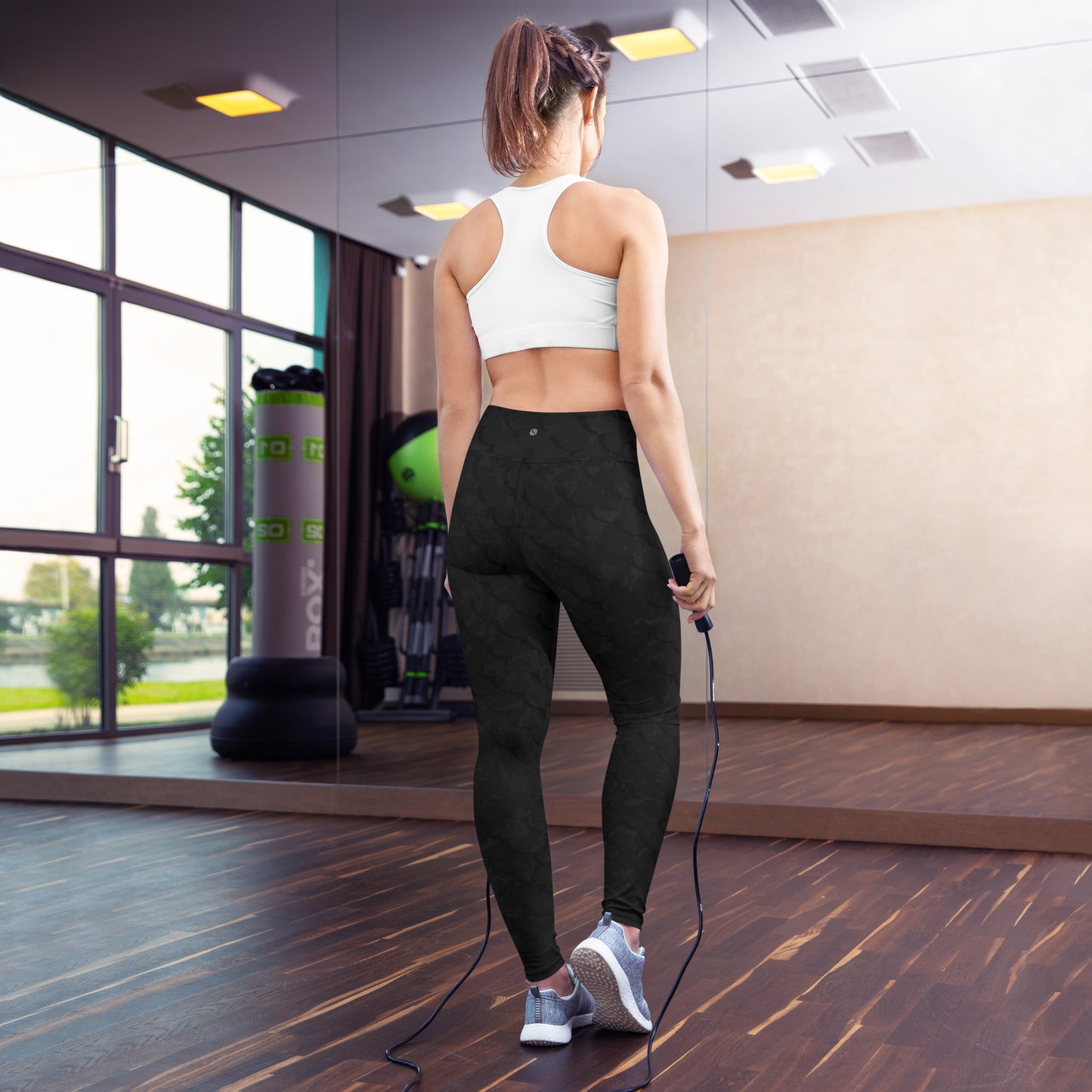 Southern Salt Vintage Black - Performance Leggings - Southern Salt Coastal Apparel