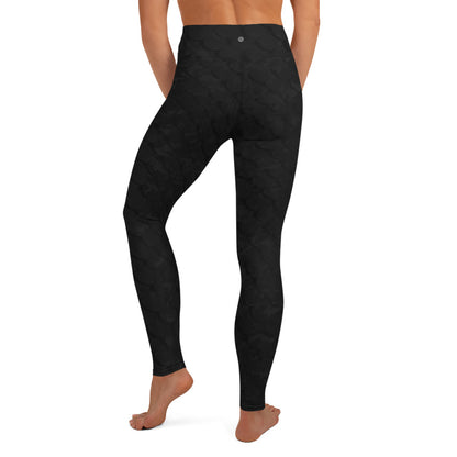 Southern Salt Vintage Black - Performance Leggings - Southern Salt Coastal Apparel