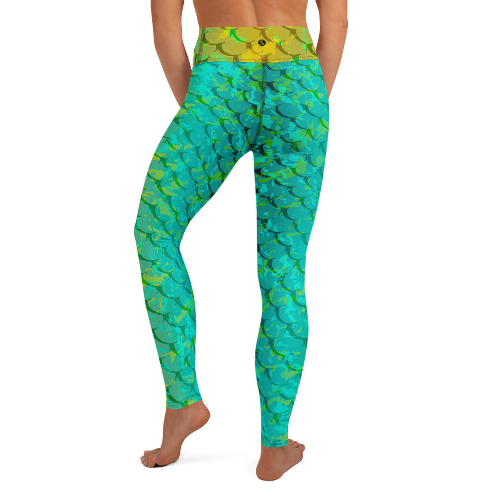Southern Salt Mahi Monday - Performance Leggings - Southern Salt Coastal Apparel