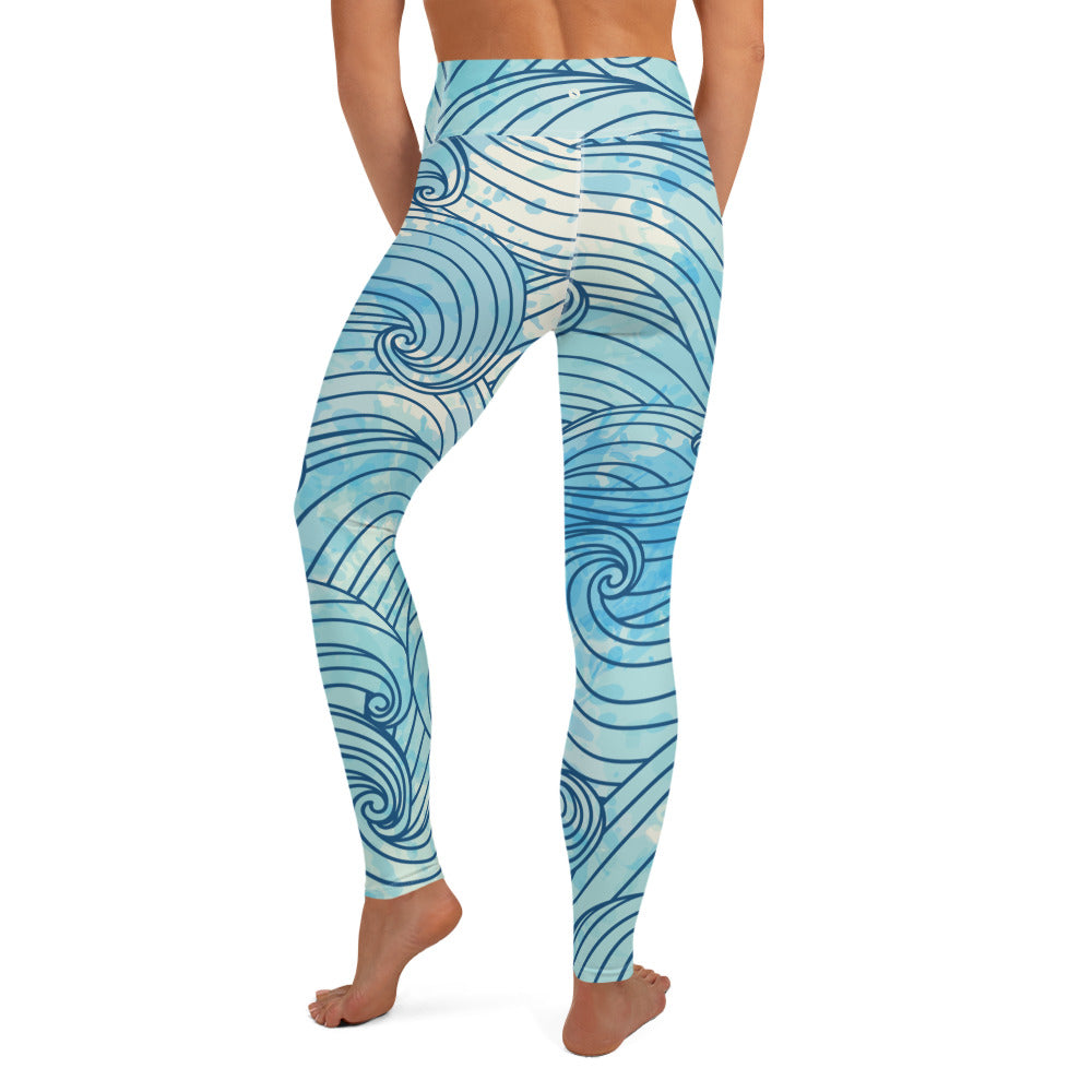 Southern Salt New Wave - Performance Leggings - Southern Salt Coastal Apparel