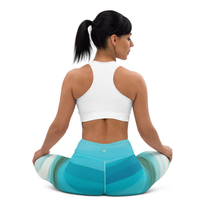 Southern Salt Beach Vibes - Performance Leggings - Southern Salt Coastal Apparel