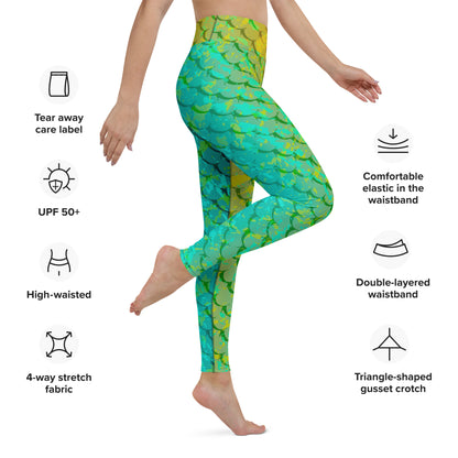 Southern Salt Mahi Monday - Performance Leggings - Southern Salt Coastal Apparel