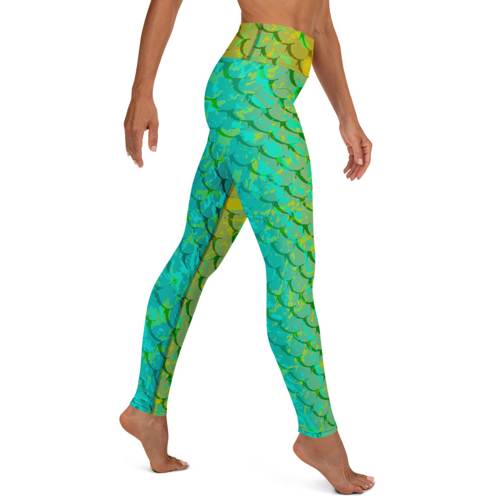 Southern Salt Mahi Monday - Performance Leggings - Southern Salt Coastal Apparel