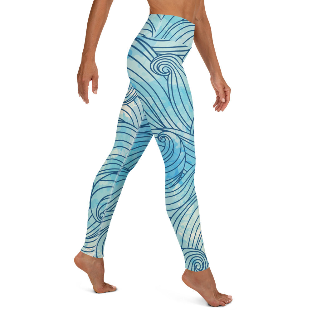 Southern Salt New Wave - Performance Leggings - Southern Salt Coastal Apparel