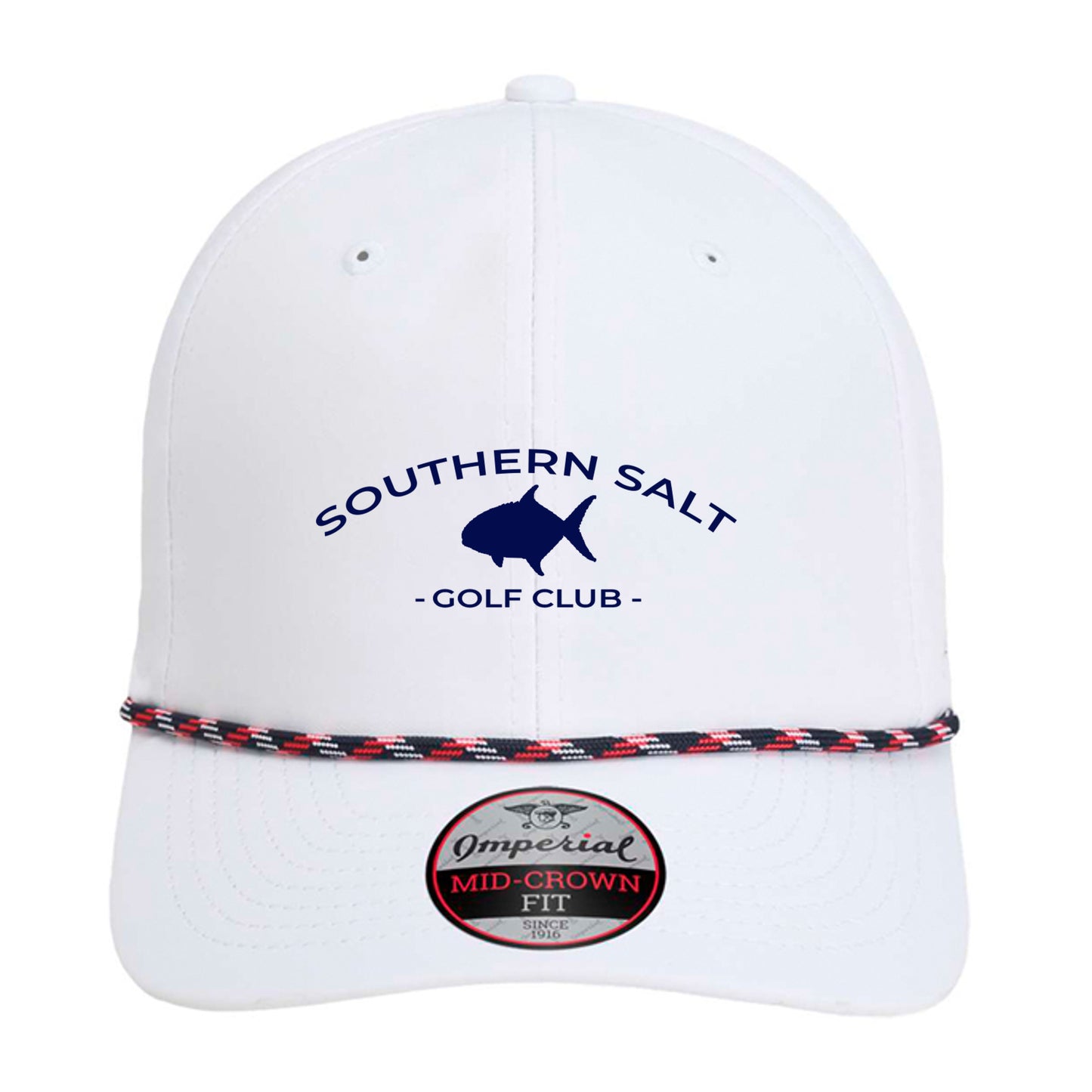 White/ Navy/ White/ Red - 7054 - FRONT