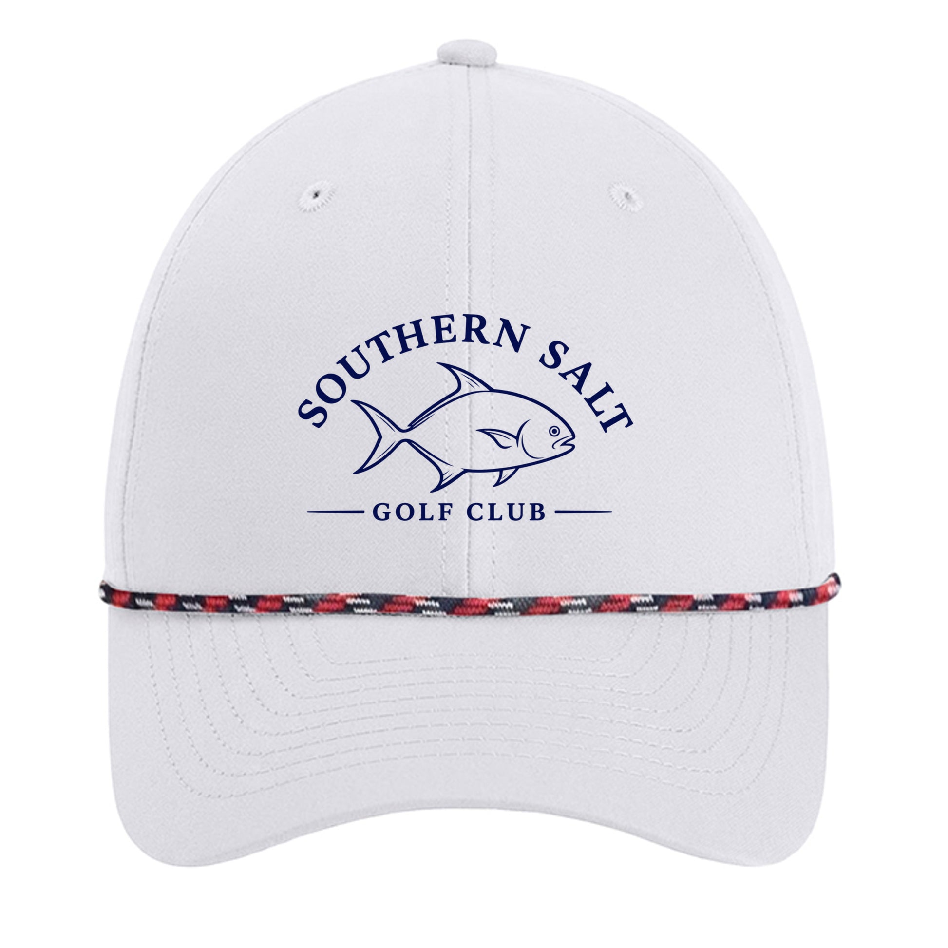 White/ Navy/ White/ Red - 7054 - FRONT