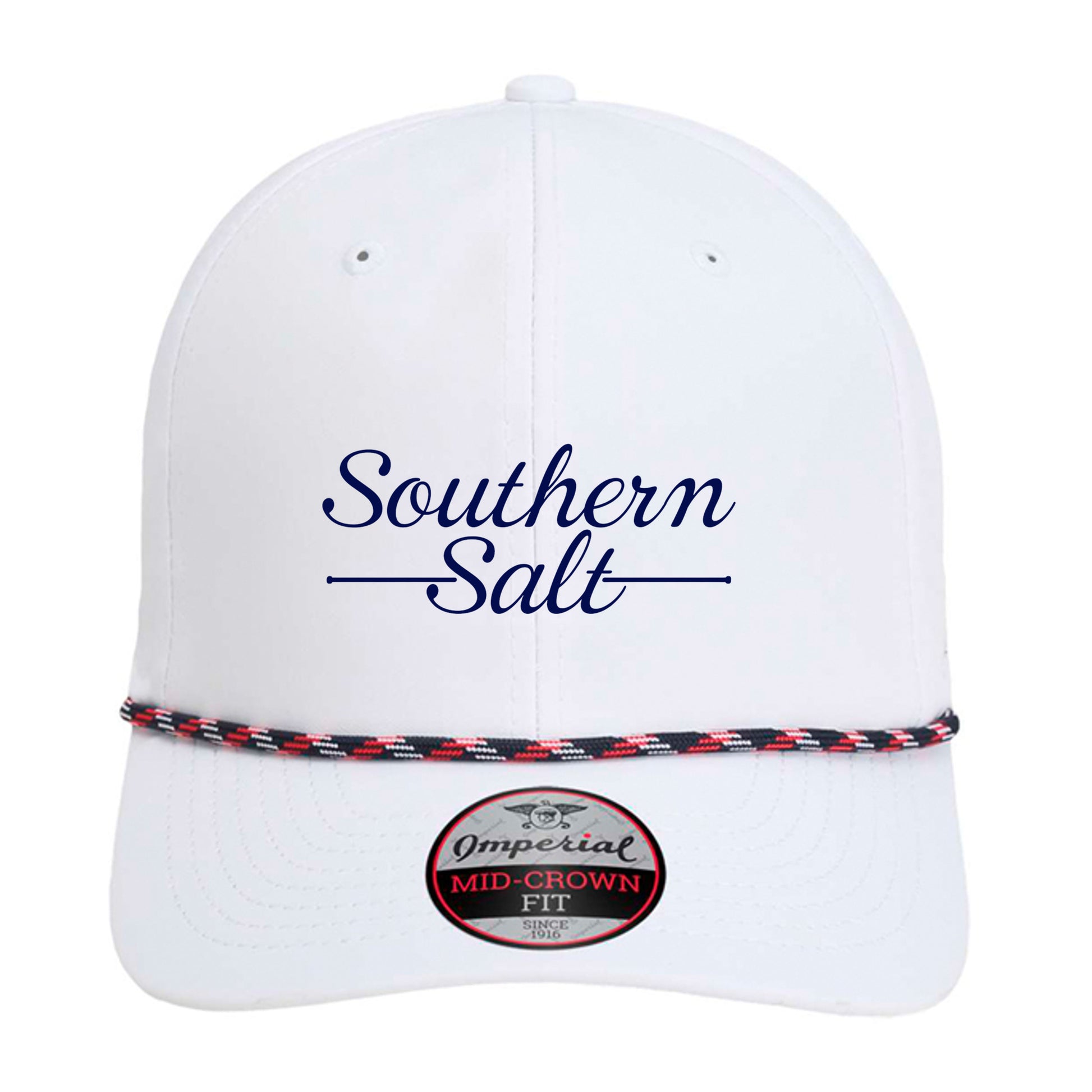 White/ Navy/ White/ Red - 7054 - FRONT
