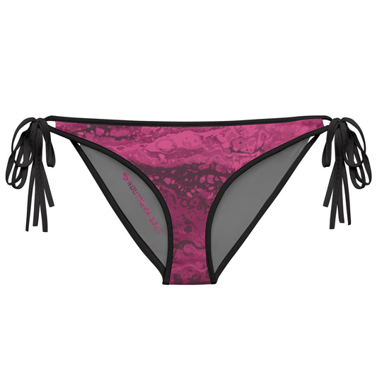 Southern Salt Berry Ocean Vibes - Reversible Bikini Bottoms - Southern Salt Coastal Apparel