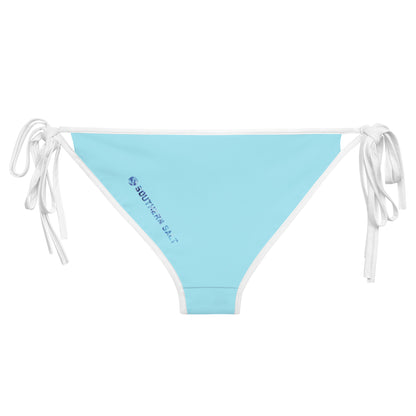 Southern Salt Blue Ocean Vibes - Reversible Bikini Bottom - Southern Salt Coastal Apparel