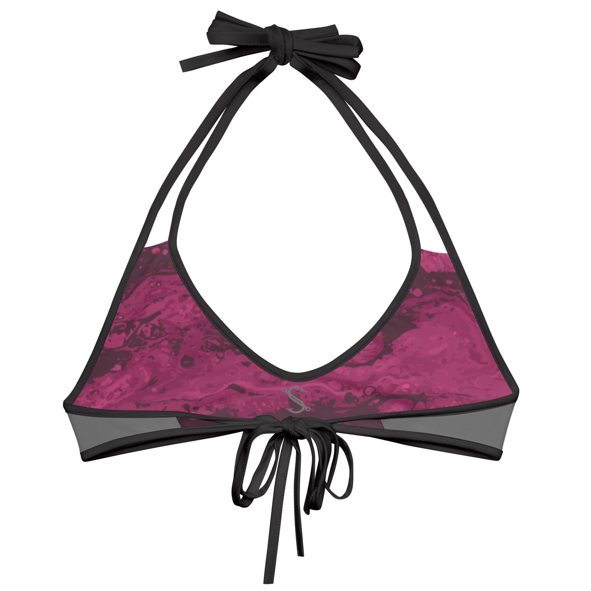 Southern Salt Berry Ocean Vibes - Reversible Bikini Top - Southern Salt Coastal Apparel