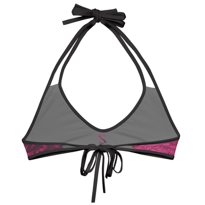 Southern Salt Berry Ocean Vibes - Reversible Bikini Top - Southern Salt Coastal Apparel